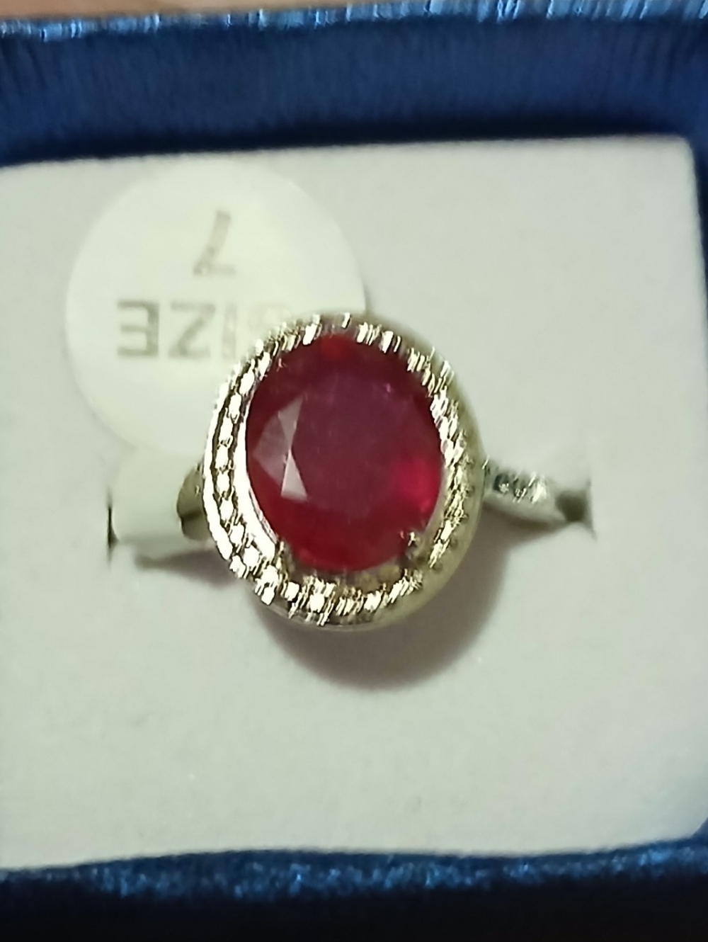 Genuine RUBY ring - Picture 4 of 13